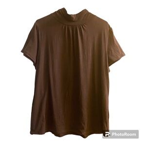Cato Woman Womens Size 18/20W Brown Top